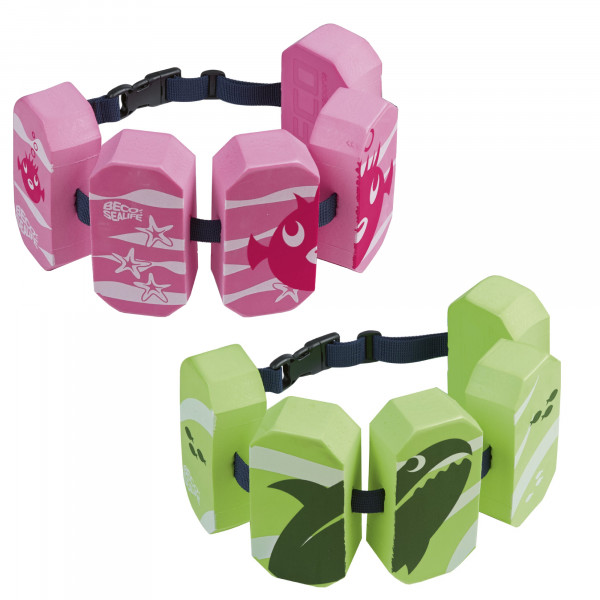 BECO SEALIFE Schwimmgürtel pink und grün